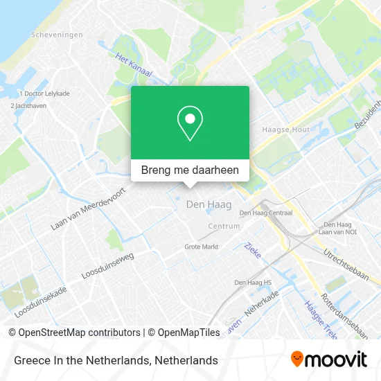 Greece In the Netherlands kaart