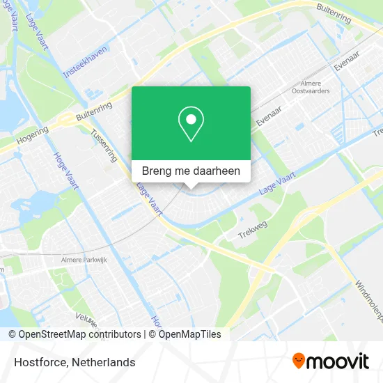 Hostforce kaart