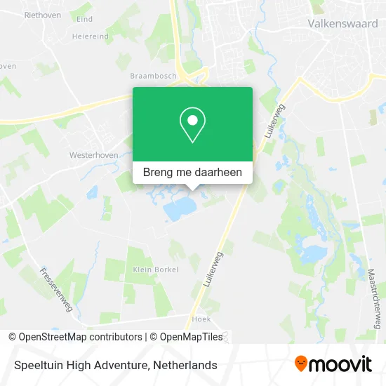 Speeltuin High Adventure kaart
