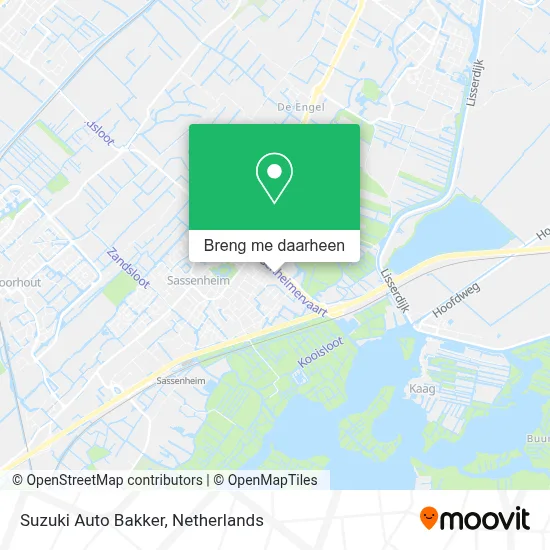 Suzuki Auto Bakker kaart