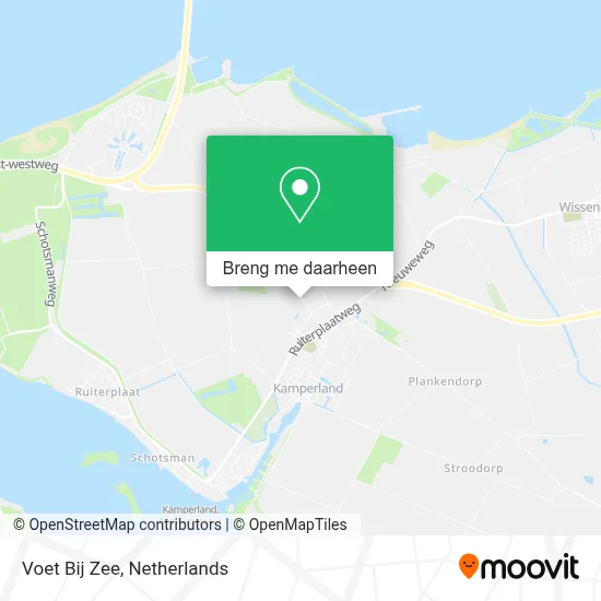 Voet Bij Zee kaart