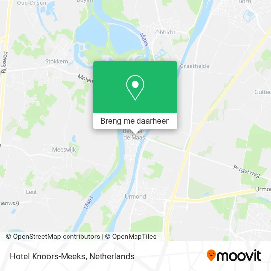 Hotel Knoors-Meeks kaart