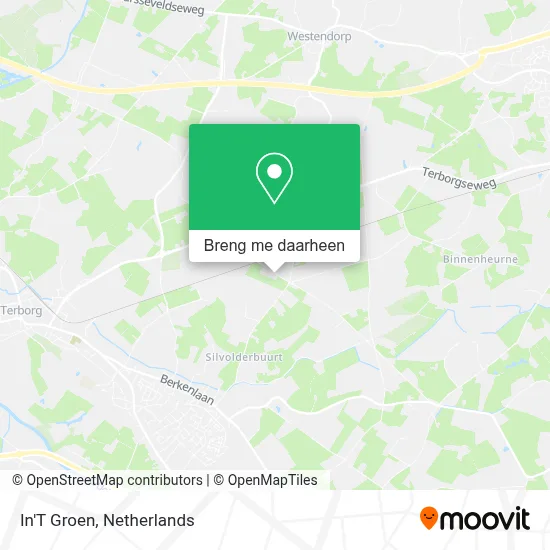 In'T Groen kaart
