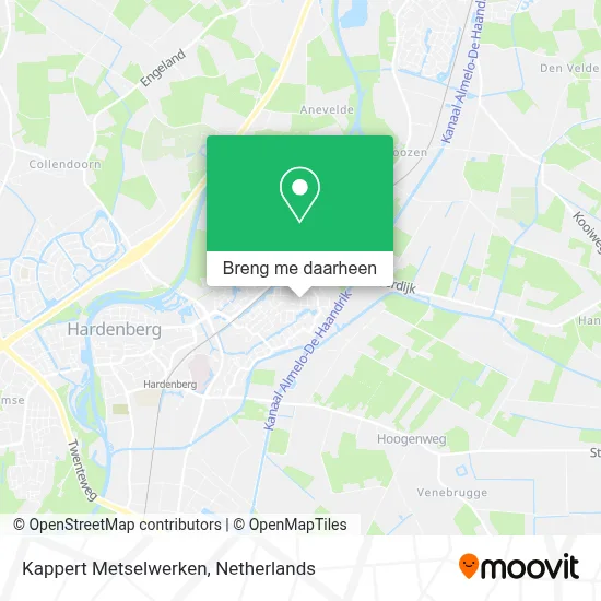 Kappert Metselwerken kaart
