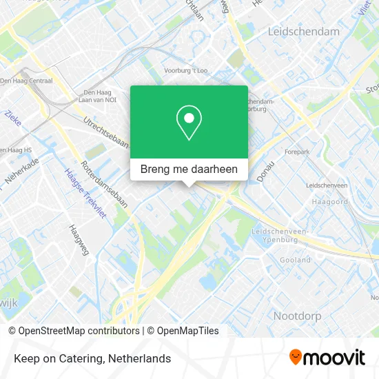 Keep on Catering kaart