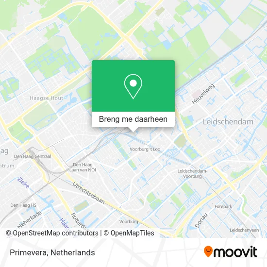 Primevera kaart