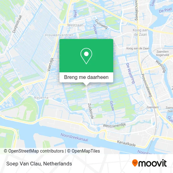 Soep Van Clau kaart