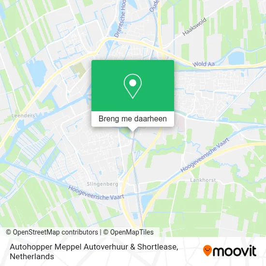 Autohopper Meppel Autoverhuur & Shortlease kaart