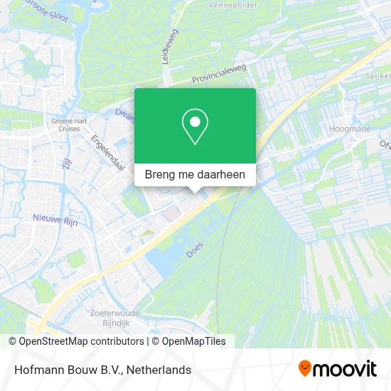 Hofmann Bouw B.V. kaart