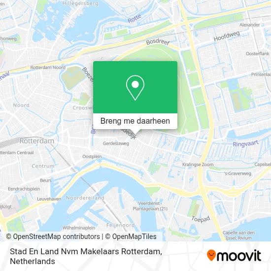 Stad En Land Nvm Makelaars Rotterdam kaart
