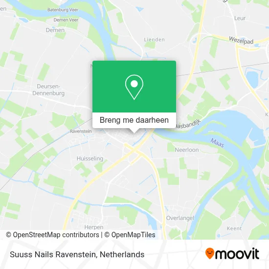 Suuss Nails Ravenstein kaart