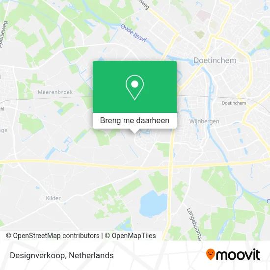 Designverkoop kaart