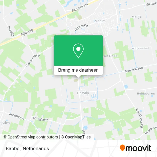 Babbel kaart