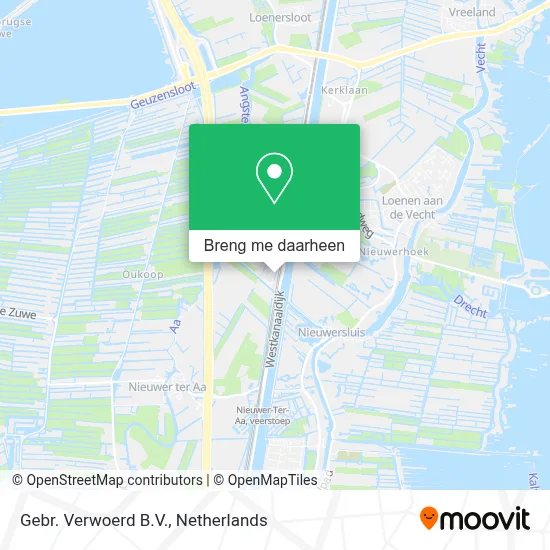 Gebr. Verwoerd B.V. kaart