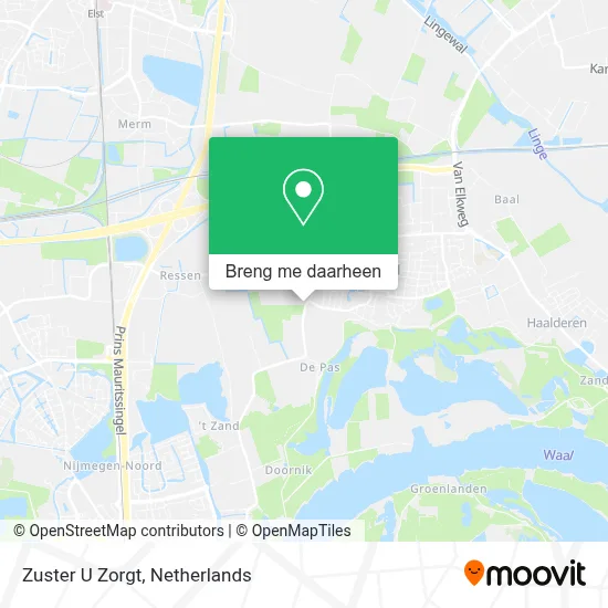 Zuster U Zorgt kaart
