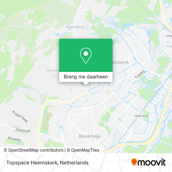 Topspace Heemskerk kaart