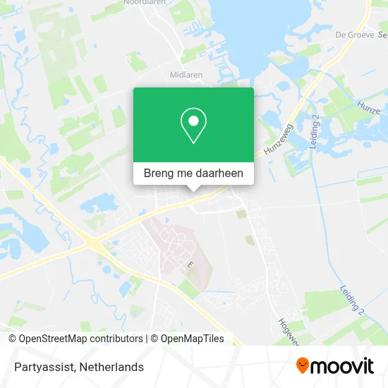Partyassist kaart
