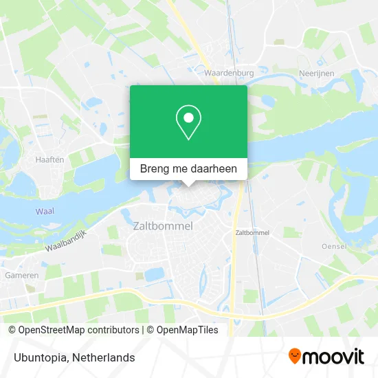 Ubuntopia kaart