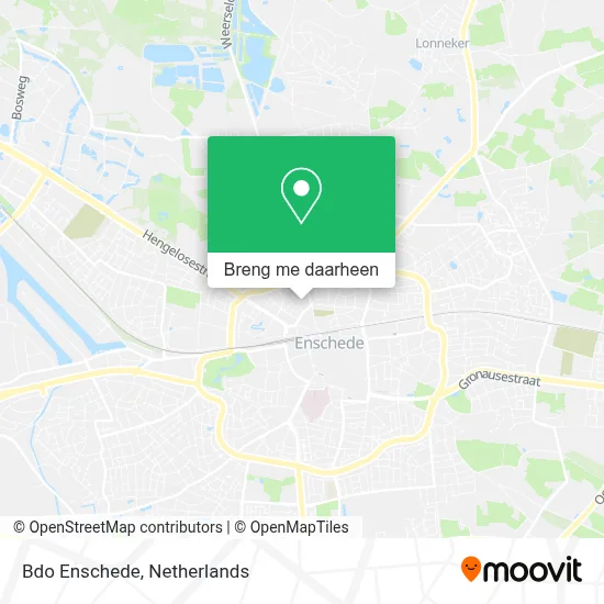 Bdo Enschede kaart
