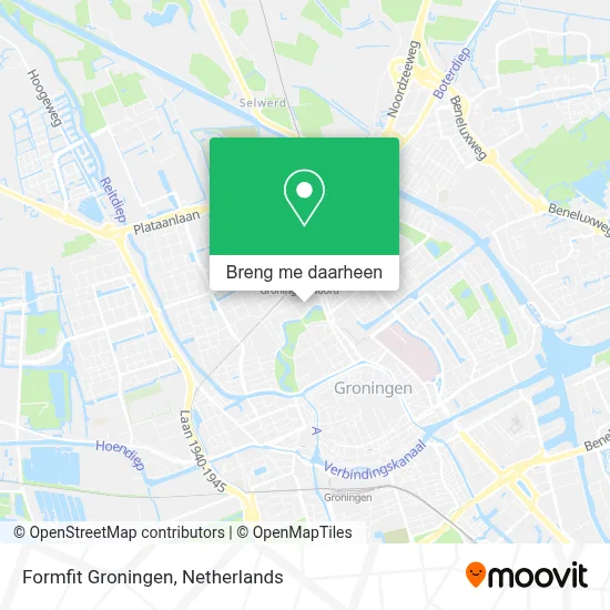Formfit Groningen kaart