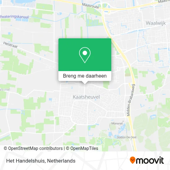 Het Handelshuis kaart