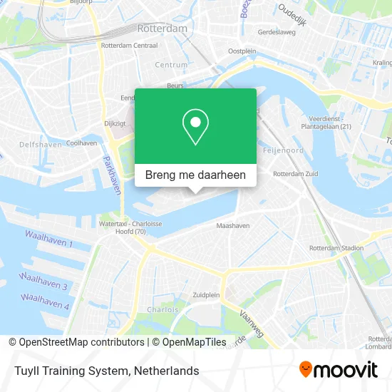 Tuyll Training System kaart