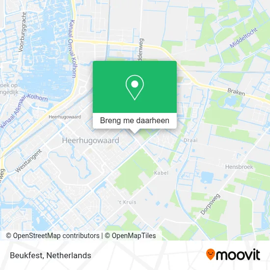 Beukfest kaart