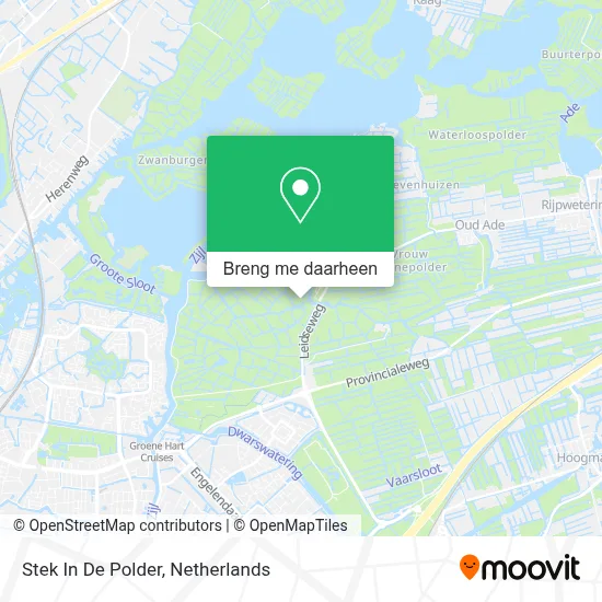 Stek In De Polder kaart