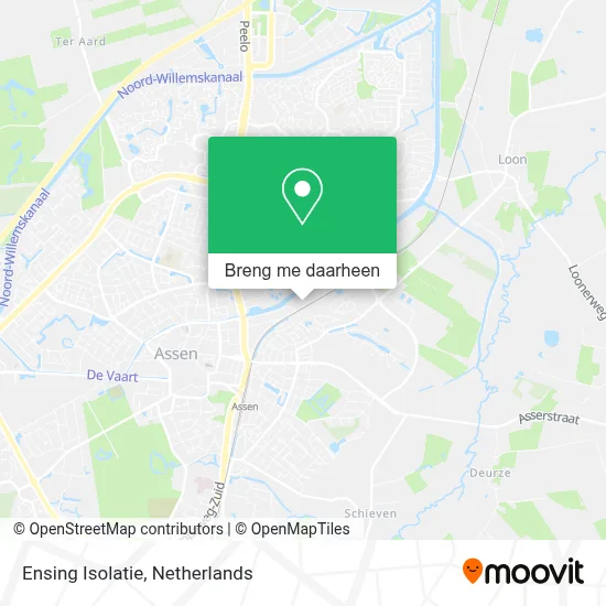 Ensing Isolatie kaart