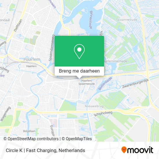 Circle K | Fast Charging kaart