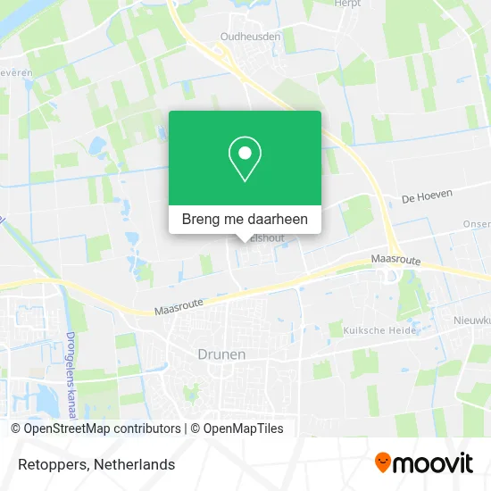 Retoppers kaart