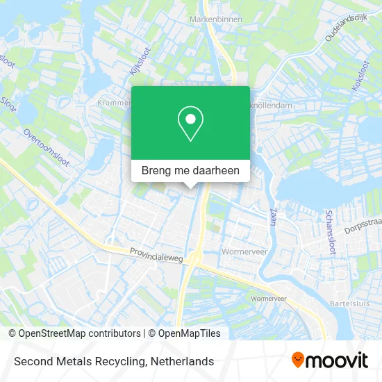 Second Metals Recycling kaart