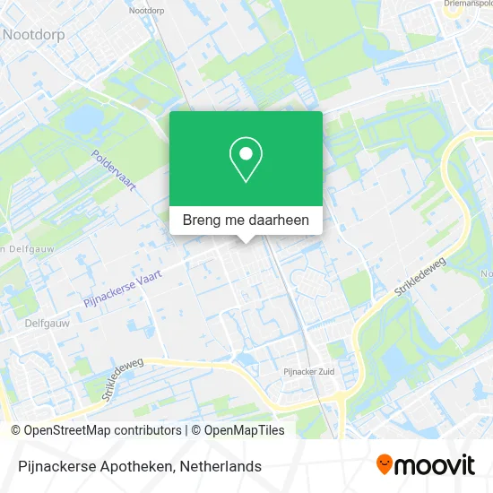 Pijnackerse Apotheken kaart