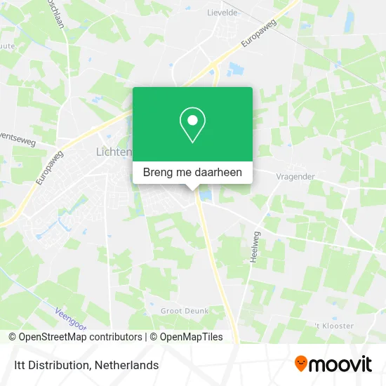 Itt Distribution kaart