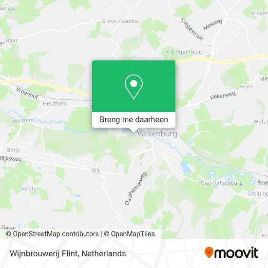Wijnbrouwerij Flint kaart