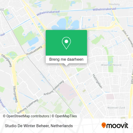 Studio De Winter Beheer kaart