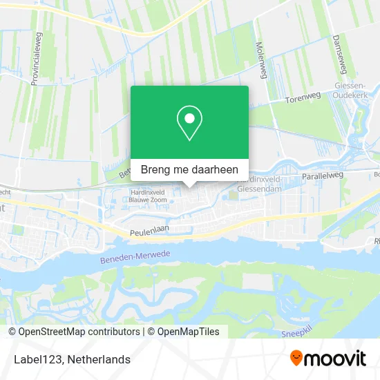 Label123 kaart