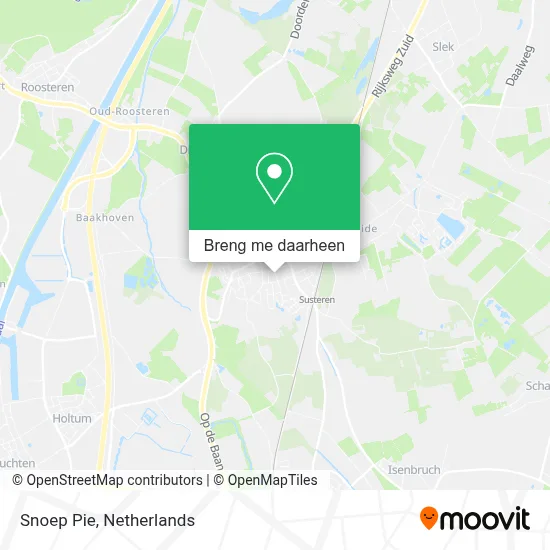 Snoep Pie kaart