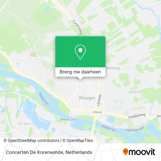 Concerten De Korenwinde kaart