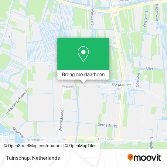 Tuinschap kaart