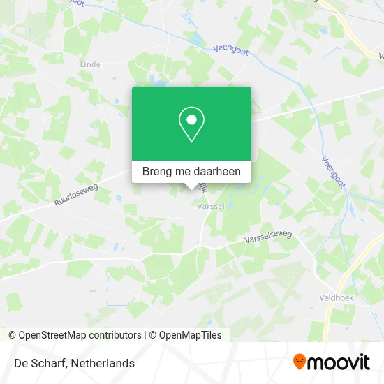 De Scharf kaart
