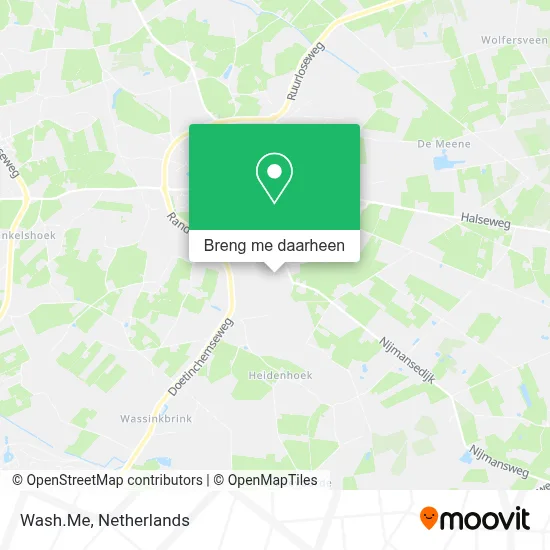 Wash.Me kaart