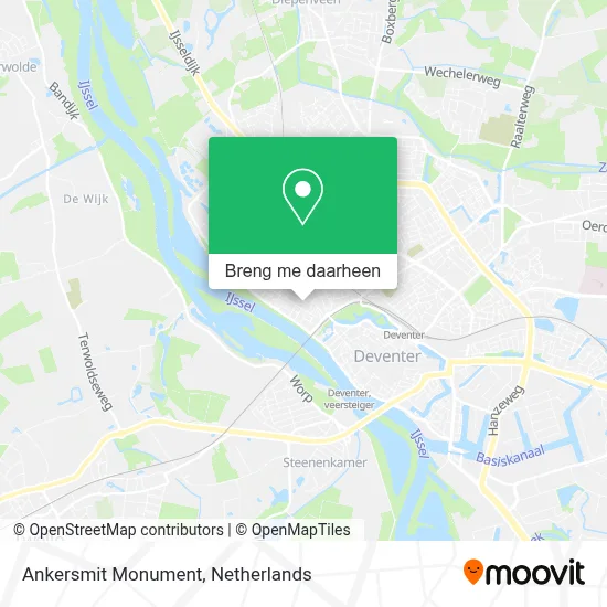 Ankersmit Monument kaart