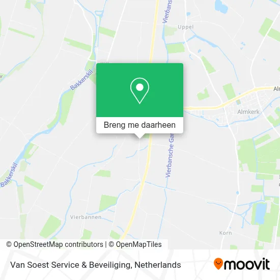 Van Soest Service & Beveiliging kaart