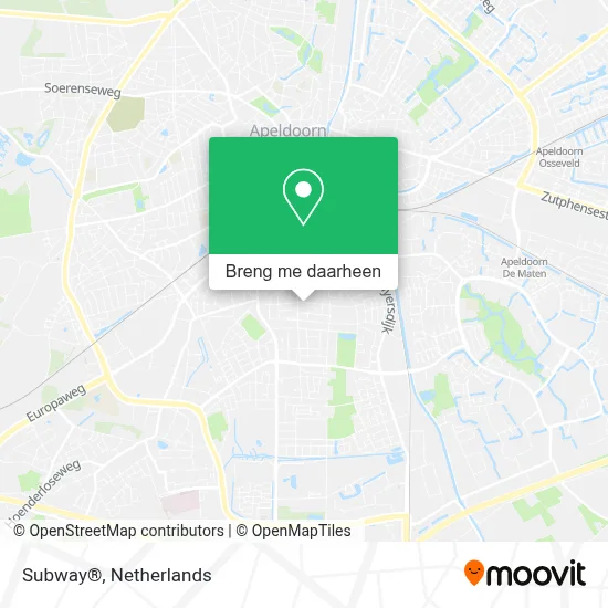 Subway® kaart