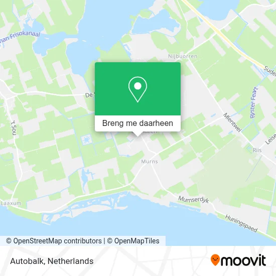 Autobalk kaart