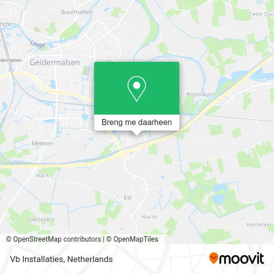 Vb Installaties kaart