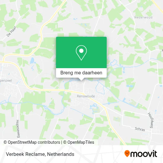 Verbeek Reclame kaart