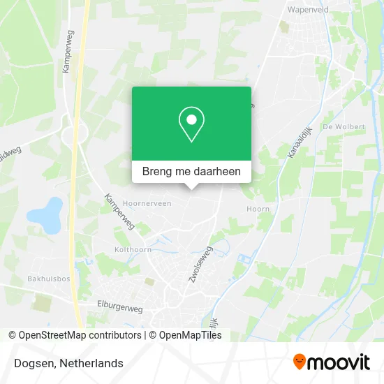 Dogsen kaart