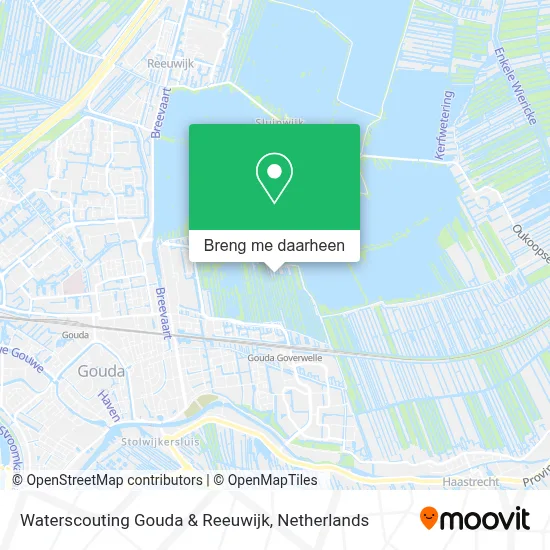Waterscouting Gouda & Reeuwijk kaart
